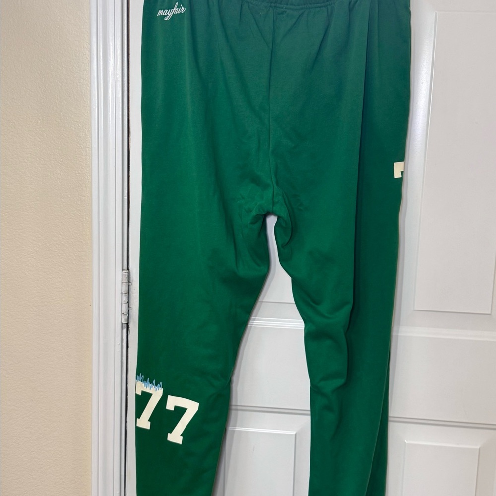 NWT The MAYFAIR GROUP Green embroidered and graphic sweatpants size XXL - Picture 8 of 11